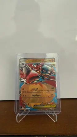 Pokemon TCG - Mega Lucario ex 077/132 Play Stamped Prize Pack Series 8 Holo - Image 1