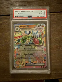 2024 POKEMON SSP EN-SURGING SPARKS #106 FLYGON EX PSA 10 - Image 1
