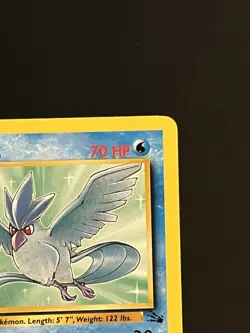 1999 WOTC Pokemon TCG Fossil Articuno 17/62 1st Edition Rare LP - Image 5