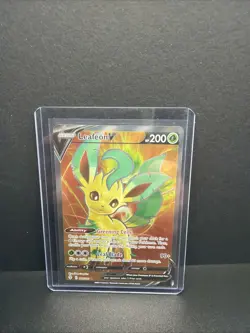 Pokemon TCG Leafeon V Evolving Skies 166/203 Holo Ultra Rare - Image 1