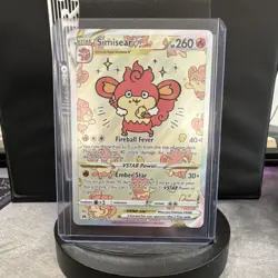 The Pokemon Company Simisear VSTAR GG37/GG70 Crown Zenith GG UR Holo Eng 260HP - Image 1