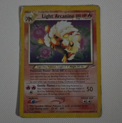 Pokemon TCG Light Arcanine 12/105 Neo Destiny Holo Rare English 100 HP Unlimited - Image 1