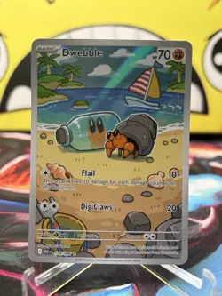 Dwebble 129/086 SV: Pokemon Black Bolt Illustration Rare Holo EN - Image 1