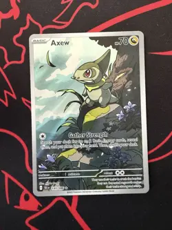 Axew - 145/086 SV:Black Bolt Illustration Rare Pokemon TCG - Image 1