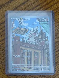Timburr 125/086 Black Bolt Pokemon TCG NM - Image 1