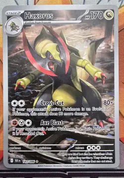 Haxorus - 147/086 - Illustration Rare- Pokemon SV: Black Bolt - NM/M - Image 1