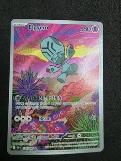 Elgyem Illustration Rare Black Bolt 120/086 LP Holofoil Pokemon - Image 2