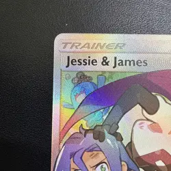 Pokemon Jessie & James Full Art Ultra Rare Holo 68/68 Hidden Fates NM 2019 - Image 3