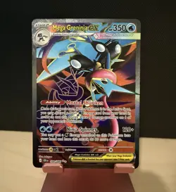 Mega Greninja EX 100/086 Evolutions Ultra Rare Full Art Holo English 350 HP - Image 1