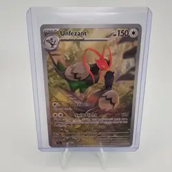 Pokemon TCG Unfezant Illustration Rare Card 150/086 Black Bolt - Image 3
