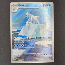 Pokemon Beartic 110/086 Holo Illustration Rare Black Bolt Pokemon Holo Near Mint - Image 1