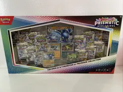 Pokemon Prismatic Evolutions Lucario ex & Tyranitar ex Premium Collection Box - Image 1