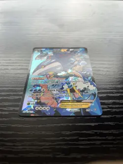 2015 Pokemon Double Crisis Team Aqua's Kyogre EX Full Art Holo #6/34 ULTRA RARE - Image 3