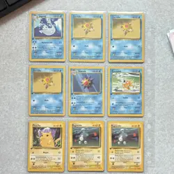 Pokemon TCG WOTC Base Set 1st Edition German 18 Card Lot Pikachu Ponyta - Image 2