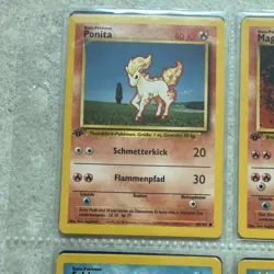 Pokemon TCG WOTC Base Set 1st Edition German 18 Card Lot Pikachu Ponyta - Image 3