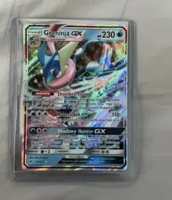 The Pokemon Company Pokemon TCG Greninja GX Ultra Rare Holo 24/131 230 HP - Image 1