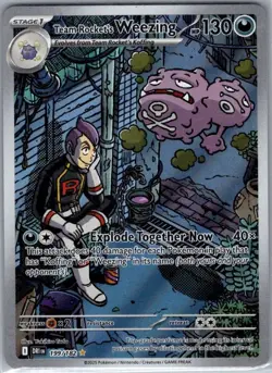 Team Rocket's Weezing 199/182 SV10: Destined Rivals - Pokemon Card - NM - Image 1