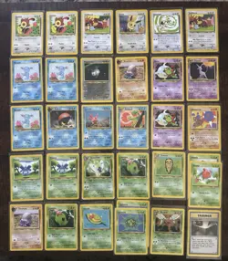 Vintage Neo Discovery Lot 32 Pokemon Cards Rare LP To MP - Image 1