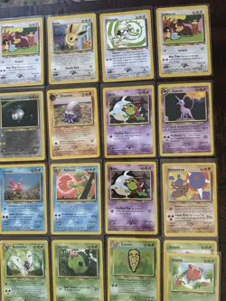 Vintage Neo Discovery Lot 32 Pokemon Cards Rare LP To MP - Image 3