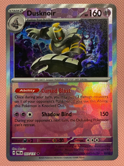 NM Masterball Dusknoir 037/131 Sv: Prismatic Evolutions Reverse Holo Pokemon TCG - Image 1