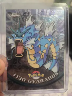 2000 Topps Pokemon TV Animation Edition Series 1 #130 Gyarados Chrome - Image 1