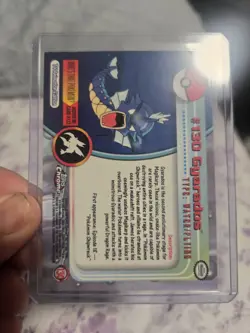 2000 Topps Pokemon TV Animation Edition Series 1 #130 Gyarados Chrome - Image 3