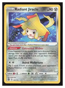 Radiant Jirachi Silver Tempest #120/195 Pokemon TCG - Image 1