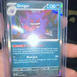 Gengar 050/088 Pokemon GO Rare Holo Stage 2 130 HP English 2022 with Toploader - Image 1