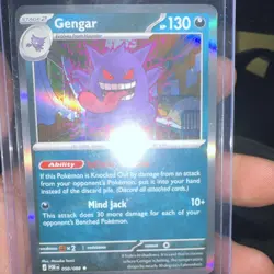 Gengar 050/088 Pokemon GO Rare Holo Stage 2 130 HP English 2022 with Toploader - Image 2
