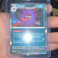 Gengar 050/088 Pokemon GO Rare Holo Stage 2 130 HP English 2022 with Toploader - Image 5