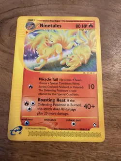 Ninetales 25/147 Pokemon Aquapolis - Image 1