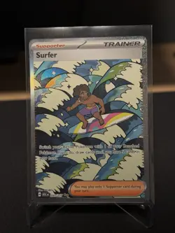 Surfer 293/217 Special Illustration Rare Ascended Heroes Pokemon Holo Near Mint - Image 1
