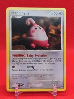Happiny 52/123 LP Mysterious Treasures Uncommon Pokemon - Image 1