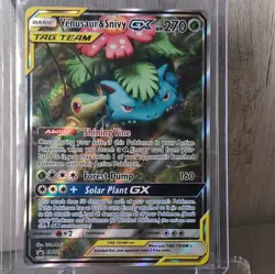 Pokemon Company Venusaur & Snivy GX TAG TEAM Promo Holo SM229 SM English 270 - Image 1