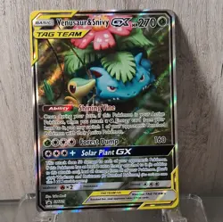 Pokemon Company Venusaur & Snivy GX TAG TEAM Promo Holo SM229 SM English 270 - Image 3