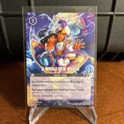 Disney Lorcana A Whole New World Promo Card 10/C1 Near Mint - Image 2
