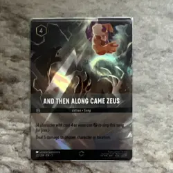 Ravensburger Disney Lorcana And Then Along Came Zeus 122/204 Cold Foil EN - Image 1