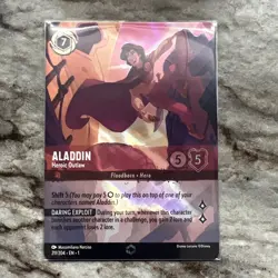 Ravensburger Disney Lorcana Aladdin Heroic Outlaw 211/204 Enchanted Foil EN - Image 1