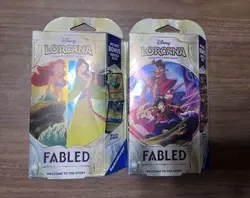 FACTORY SEALED Fabled Starter Decks (SET OF 2) Ravensburger Disney Lorcana - Image 1