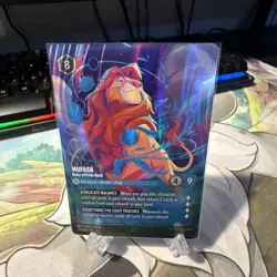 Mufasa Ruler of Pride Rock Enchanted EN5 217/204 Disney Lorcana Shimmering Skies - Image 2