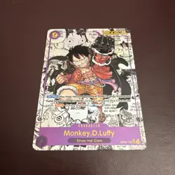 2024 One Piece OP09 EN Manga Alternate Art #119 Monkey D Luffy - Image 1