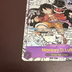 2024 One Piece OP09 EN Manga Alternate Art #119 Monkey D Luffy - Image 5