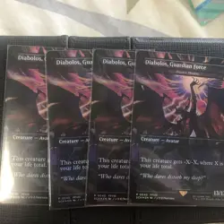 MTG Shadow of Death FF English Version Promo FOIL Set of 4 - Image 1