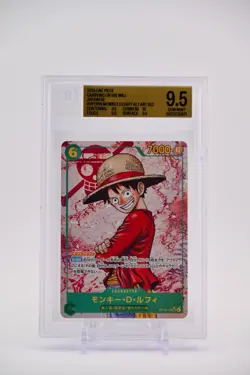 2025 ONE PIECE OP13-118 MONKEY D. LUFFY ALT ART SEC BGS 9.5 - JAPANESE - Image 1