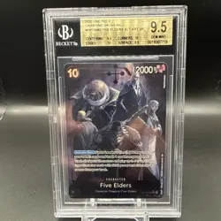 One Piece Five Elders - BGS 9.5 Gem Mint - Alt Art Parallel SR OP13-082 - Image 1