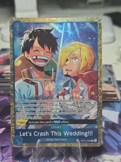 Let's Crash This Wedding!!! (OP11-060) (V.1) One Piece TCG NM- Englisch Promo - Image 1