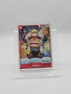 Franky OP10-014 One Piece Royal Blood TCG English NM [Release Event] Stamp - Image 1