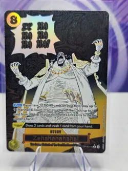 Zehahahahaha! 2026 One Piece The Time of Battle Rare #OP16-116 Alternate Art NM - Image 1