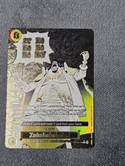 Zehahahahaha! 2026 One Piece The Time of Battle Rare #OP16-116 Alternate Art NM - Image 3