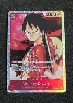 One Piece Card Game - Monkey.D.Luffy - ST01-012 - Super Pre-Release - English - Image 1
